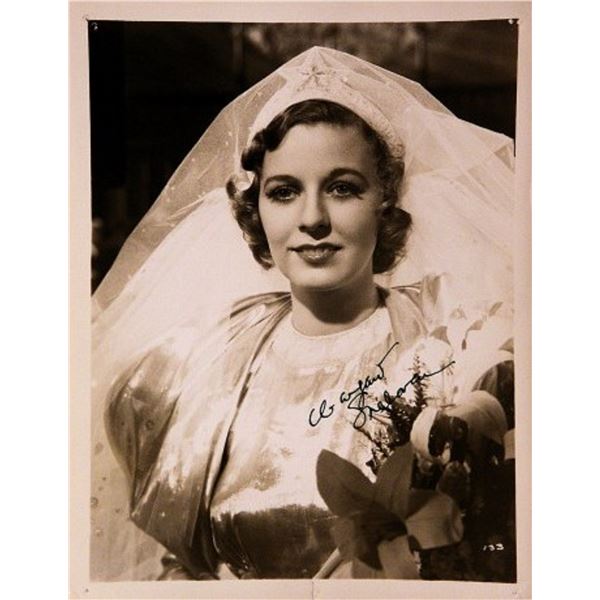 Margaret Sullavan signed portrait photo