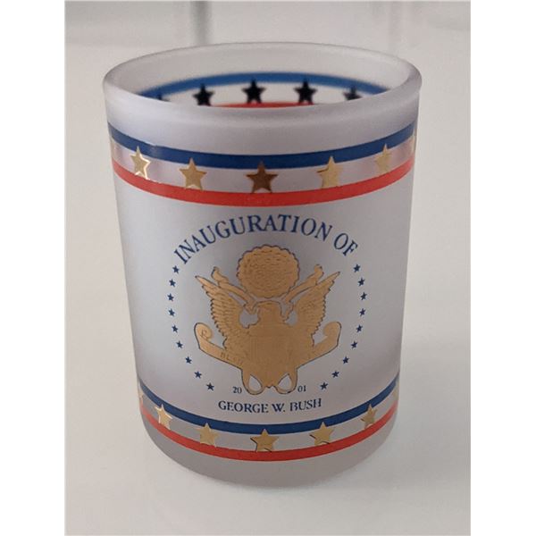 Bush/Cheney 2001 Inauguration Shot Glass (Red, White, Blue)