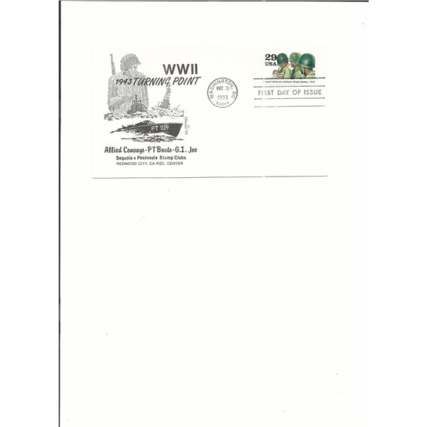 WWII 1943 Turning Point - First Day Cover - Washington D.C. - 1993
