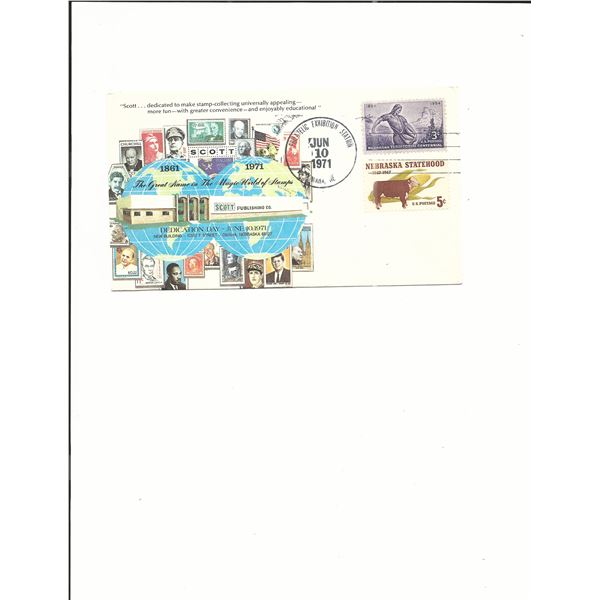 Omaha, NE - Dedication Day Cover - 1971