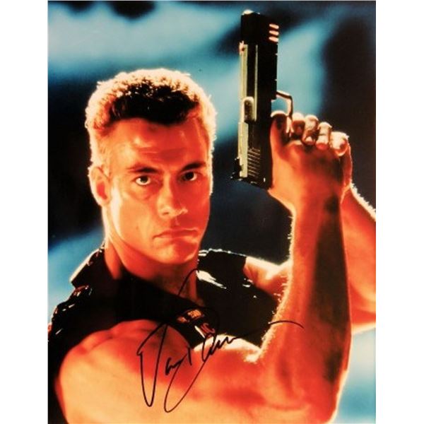Jean-Claude Van Damme signed movie photo