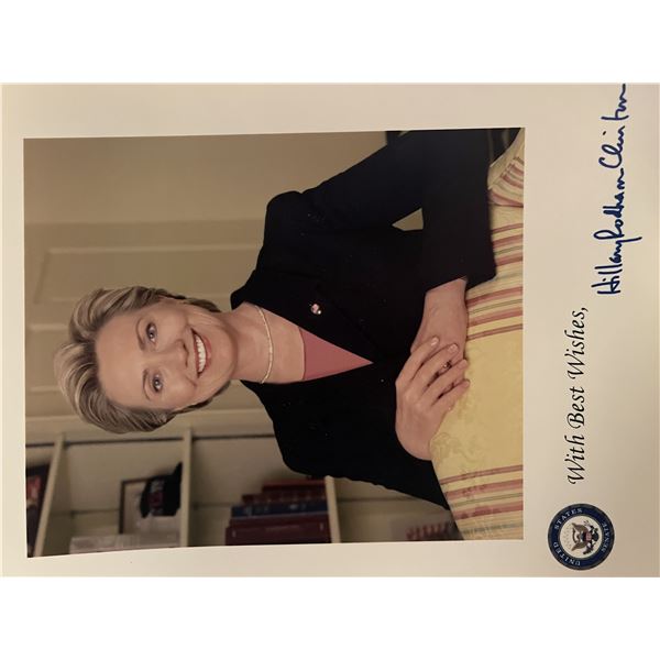 Hillary Clinton facsimile signed photo