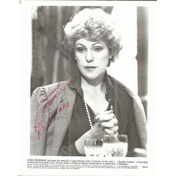 Sunday Lovers Lynn Redgrave Signed Movie Photo