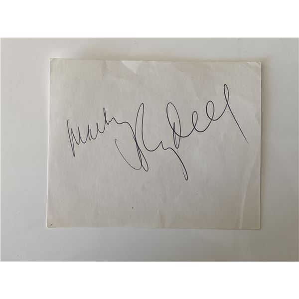 Mark Rydell  original signature