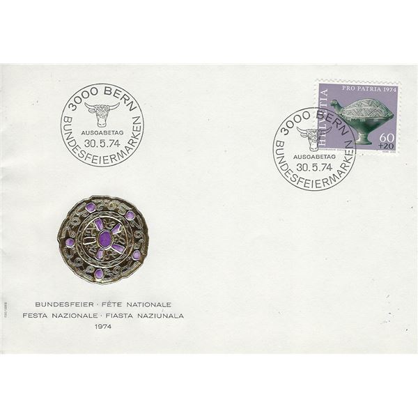 Swiss - First Day Cover - 1974