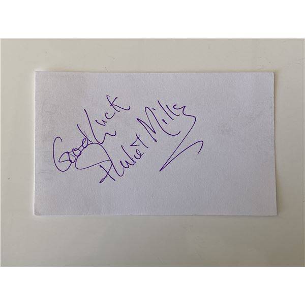 Juliet Mills original signature