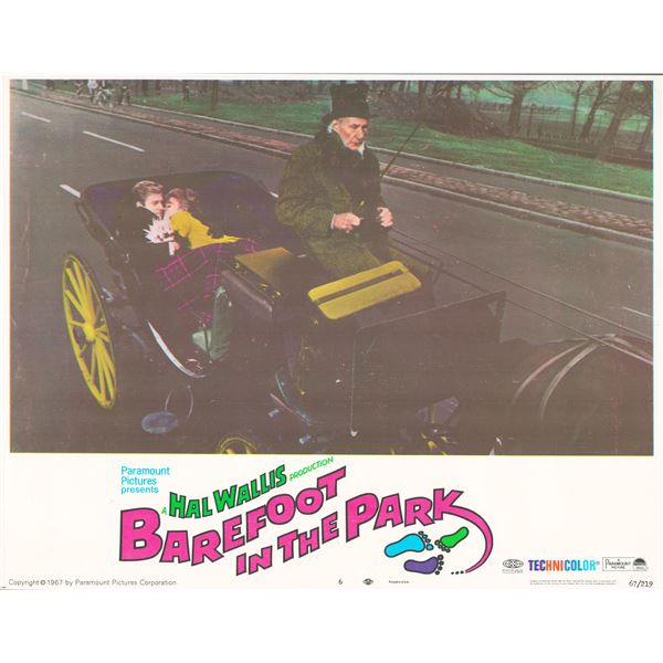 Barefoot in the Park 1967 original vintage lobby card