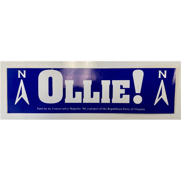 Republican Oliver North bumper sticker