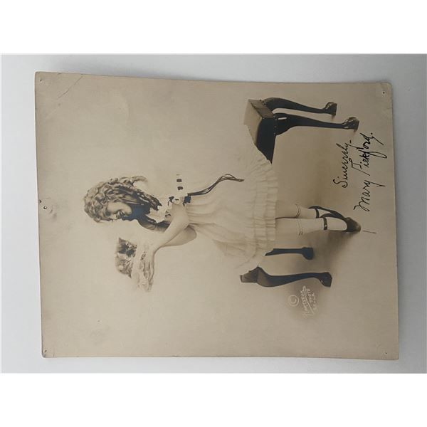 Mary Pickford signed photo