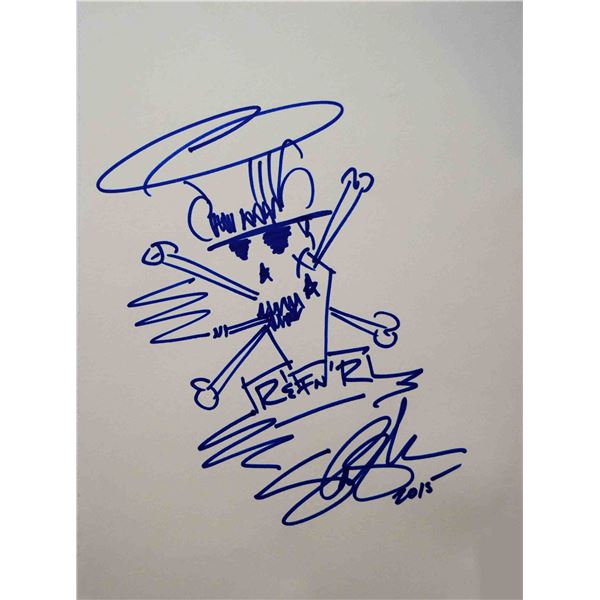 Slash original signed drawing