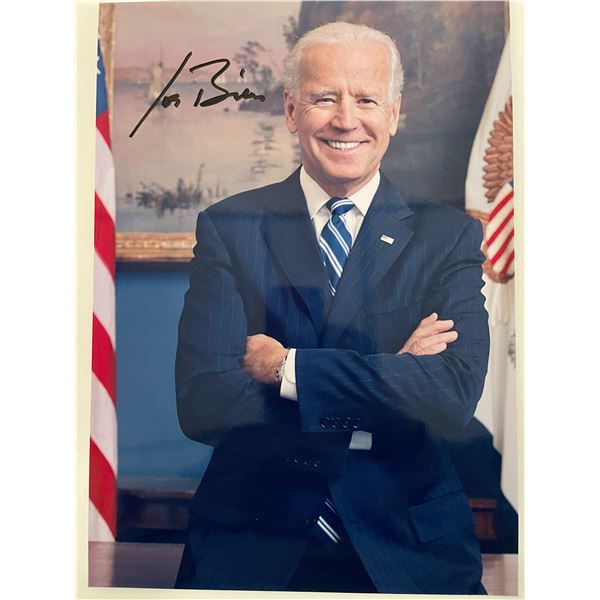 46th US President Joe Biden signed photo
