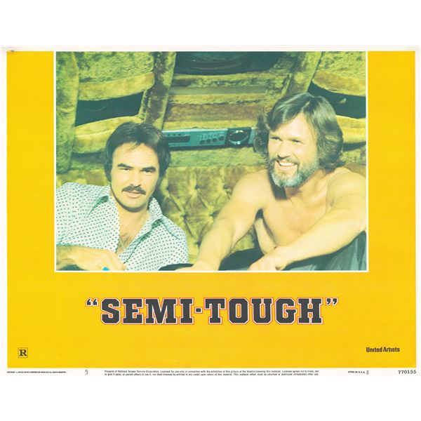Semi-Tough 1977 original vintage lobby card