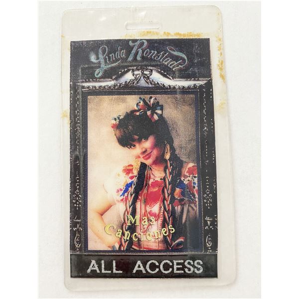 Linda Ronstadt Backstage Pass