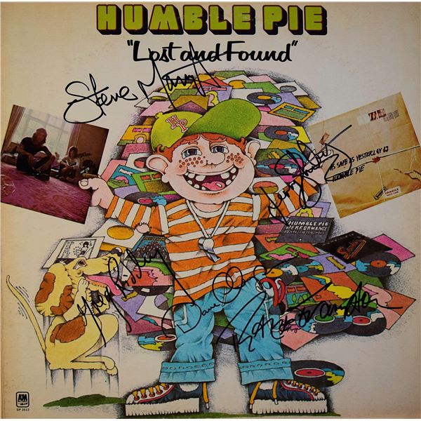 Humble Pie signed Lost And Found album