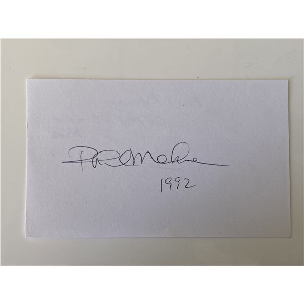 Phil Mahre original signature