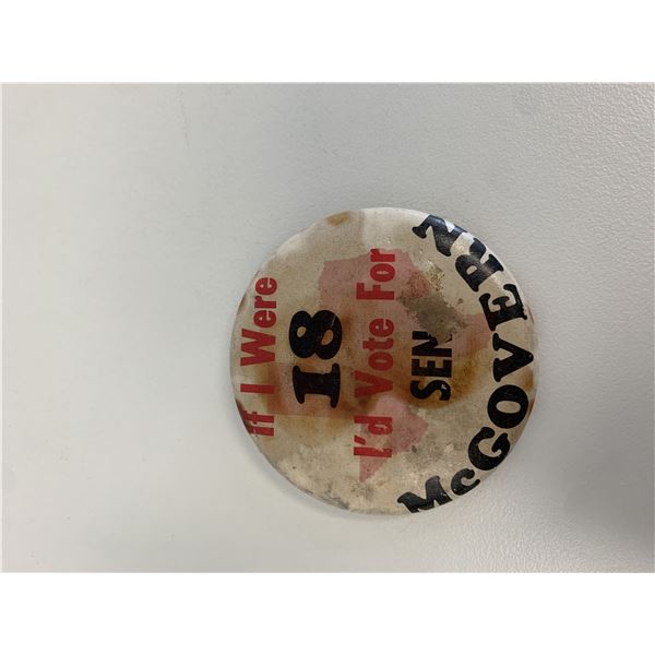 If I were 18 I'd vote for Sen McGovern