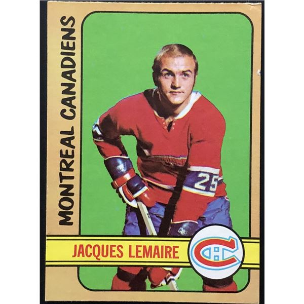 1972-73 O-PEE-CHEE JACQUES LEMAIRE (HOF)