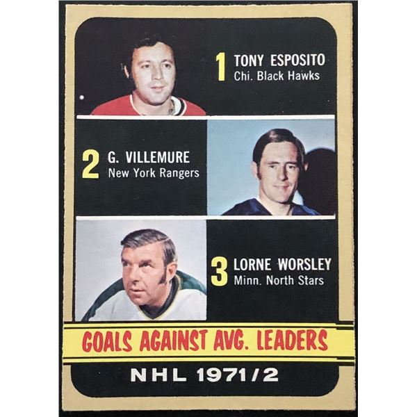 1972-73 O-PEE-CHEE TONY ESPOSITO (HOF)