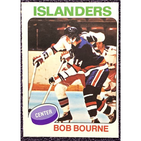 1975-76 O-PEE-CHEE BOB BOURNE ROOKIE CARD