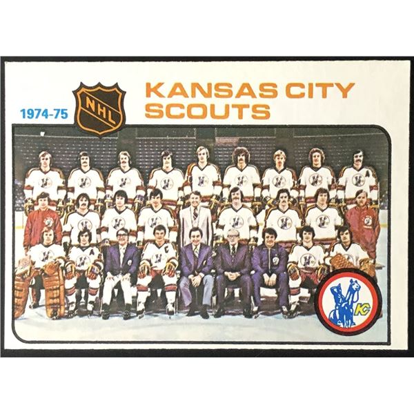 1975-76 O-PEE-CHEE KANSAS CITY SCOUTS