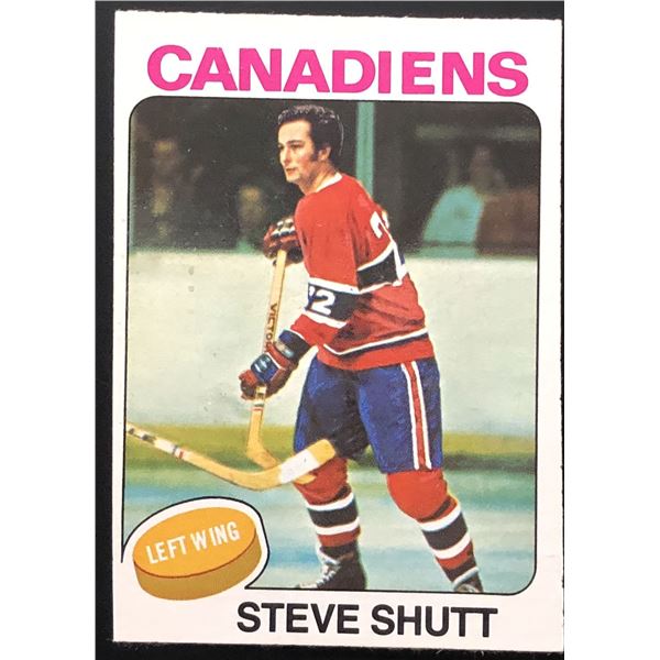 1975-76 O-PEE-CHEE STEVE SHUTT (HOF)