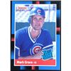 Image 1 : 1988 DONRUSS MARK GRACE ROOKIE CARD