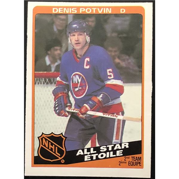 1984-85 O-PEE-CHEE DENIS POTVIN (HOF)