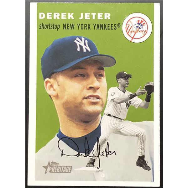 2003 TOPPS HERITAGE DEREK JETER (HOF)