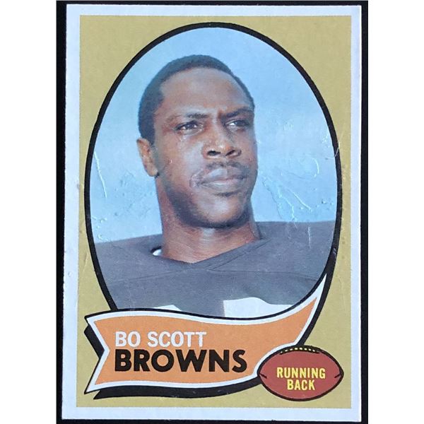 1970 TOPPS NFL BO SCOTT ROOKIE CARD