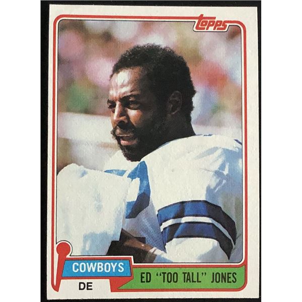 1981 TOPPS ED 'TOO TALL' JONES (HOF)