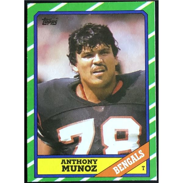 1986 TOPPS NFL ANTHONY MUNOZ (HOF)
