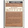 Image 2 : 1975-76 O-PEE-CHEE WHA LARRY PLEAU ROOKIE CARD