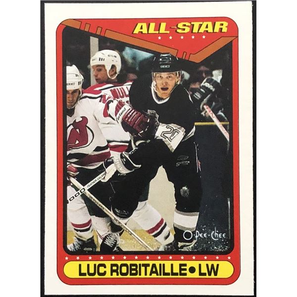 1990-91 O-PEE-CHEE LUC ROBITAILLE (HOF)