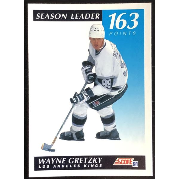 1991-92 SCORE WAYNE GRETZKY (HOF)
