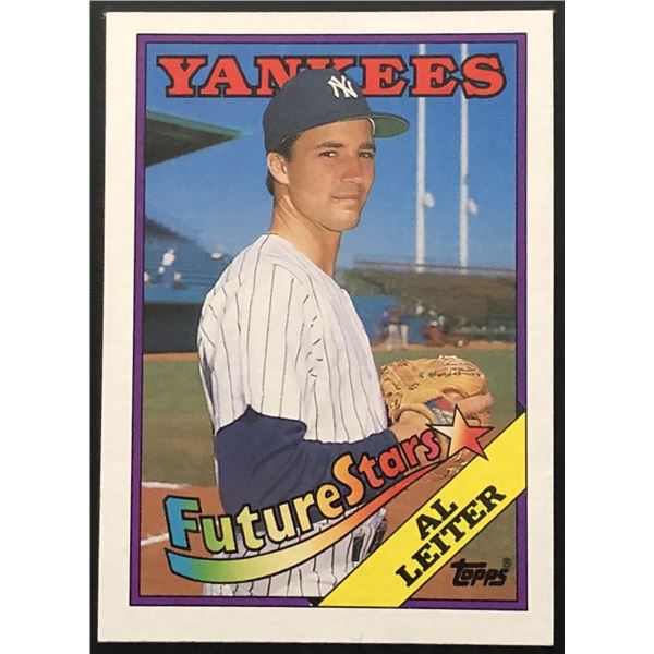 1988 TOPPS AL LEITER ROOKIE CARD