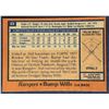 Image 2 : 1978 TOPPS BUMP WILLS ROOKIE CARD