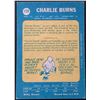 Image 2 : 1969-70 O-PEE-CHEE CHARLIE BURNS