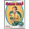 Image 1 : 1971-72 O-PEE-CHEE CRAIG PATRICK (HOF) ROOKIE CARD