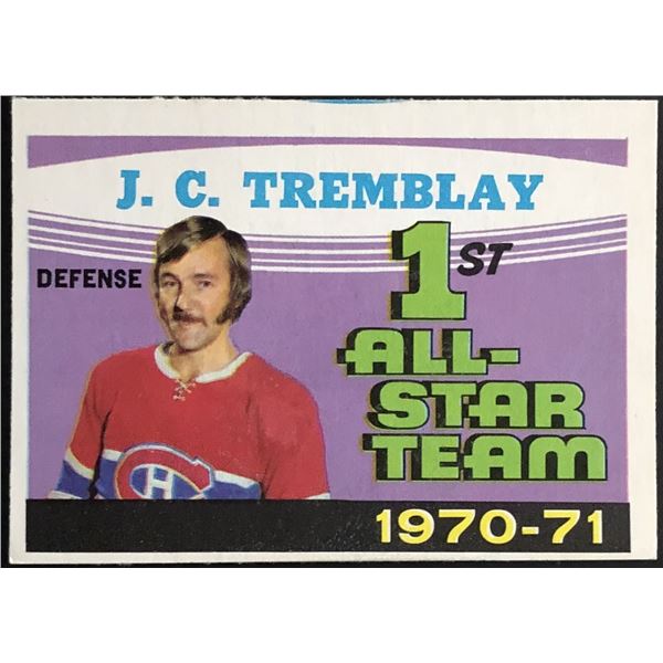 1971-72 O-PEE-CHEE J.C. TREMBLAY