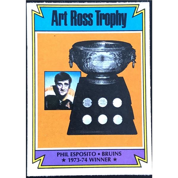 1974-75 O-PEE-CHEE PHIL ESPOSITO (HOF)