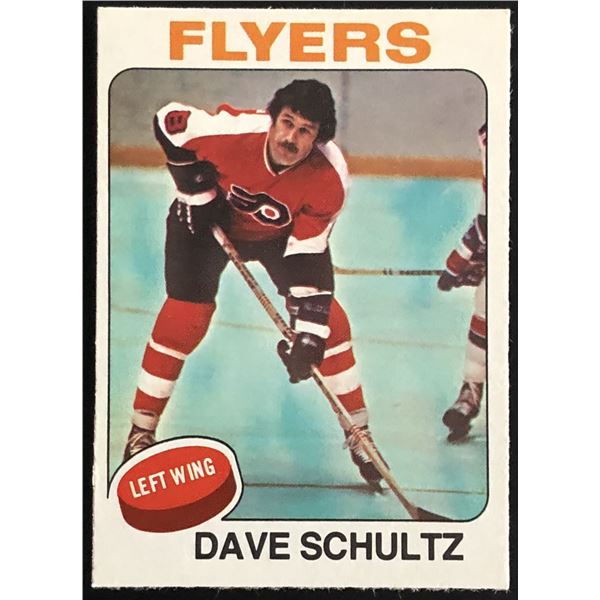 1975-76 O-PEE-CHEE DAVE SCHULTZ