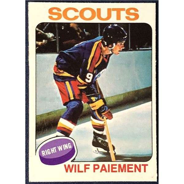 1975-76 O-PEE-CHEE WILF PAIEMENT ROOKIE CARD