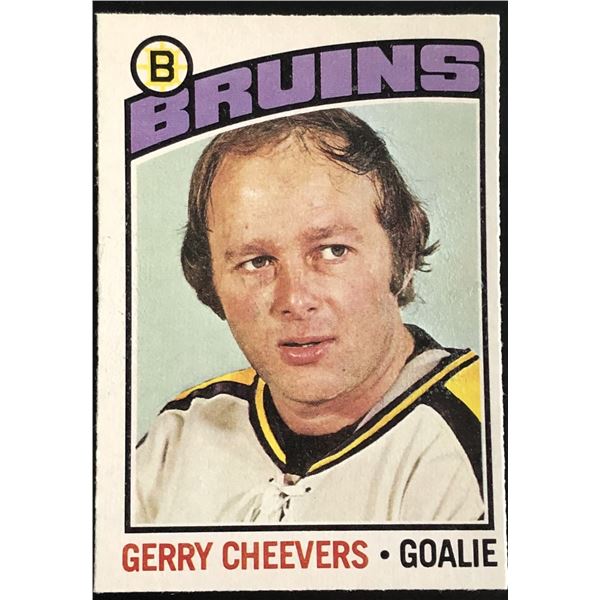 1976-77 O-PEE-CHEE GERRY CHEEVERS (HOF)