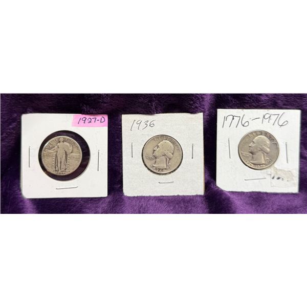 SILVER COINS - QUARTERS