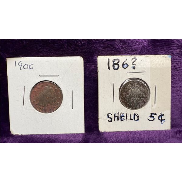 ANTIQUE NICKELS