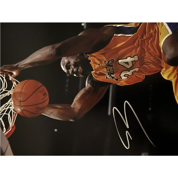 NBA Superstar Shaquille O'Neal signed  photo