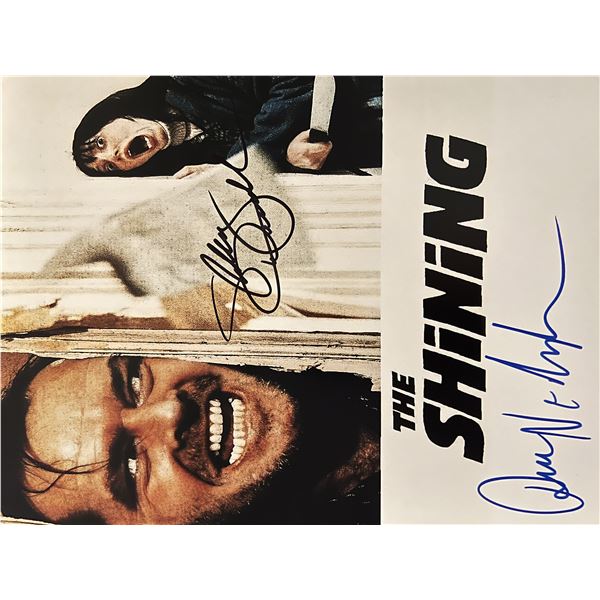 The Shining cast signed movie photo