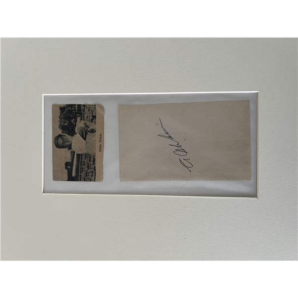 MLB Eddie Miksis signed collage