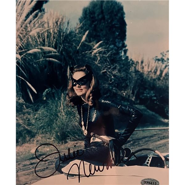 Batman Julie Newmar signed photo
