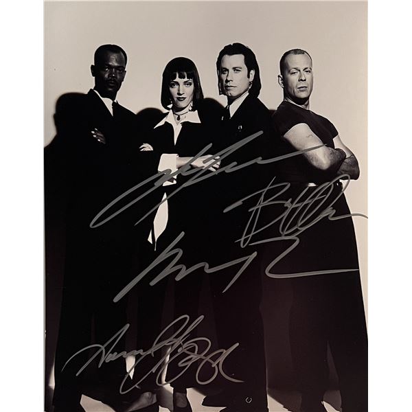 Pulp Fiction cast signed photo